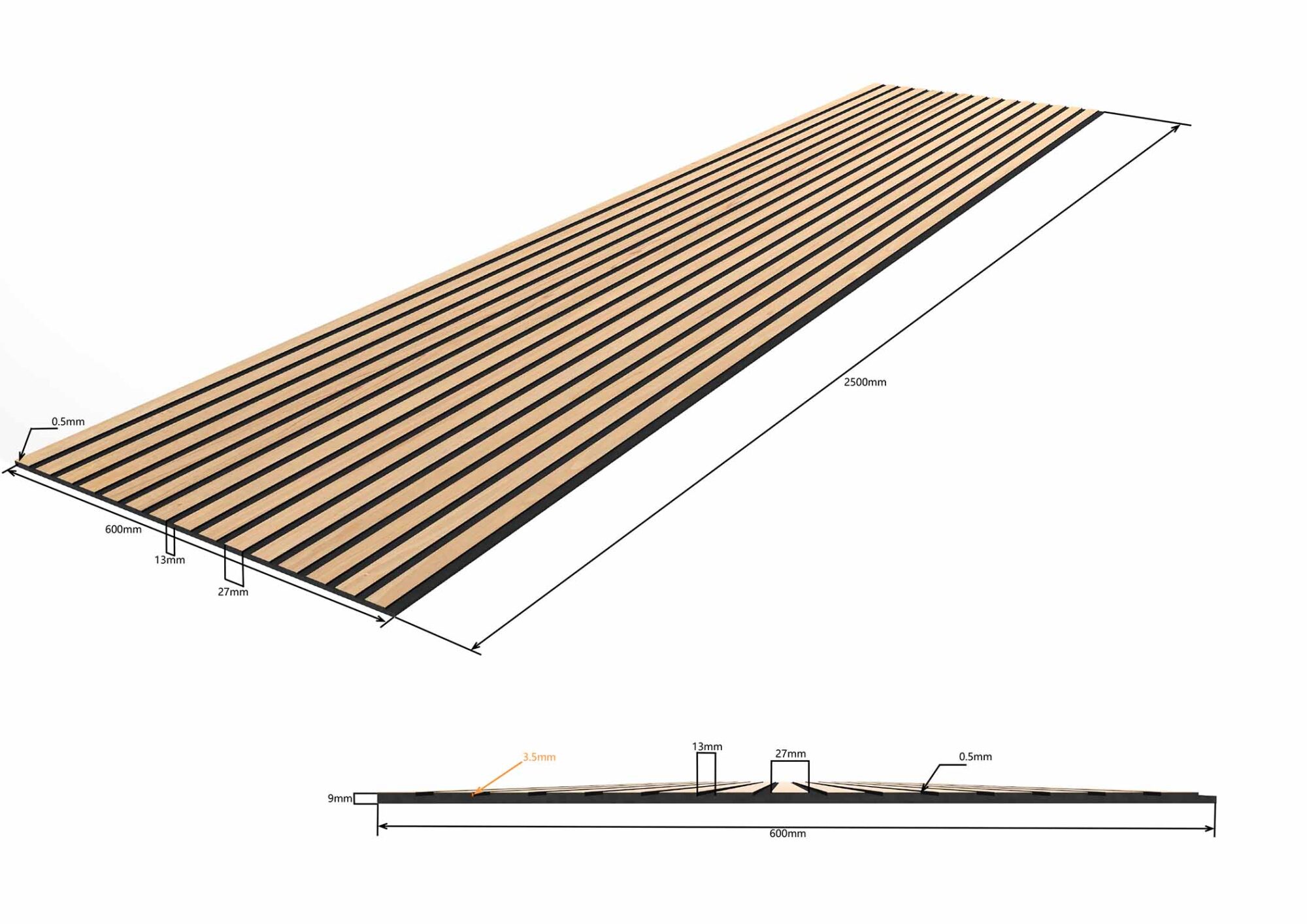 LIGHT ACOUSTIC Akustyczne panel